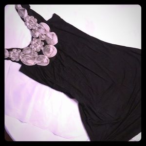 SOLD XP Black knit dress. Soft and comfy!